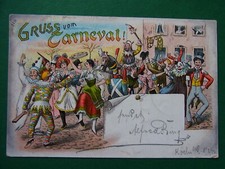 Litho Gruss vom Carneval Köln