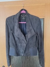 Madeleine Kurzjacke Leder Blau Gr. 38