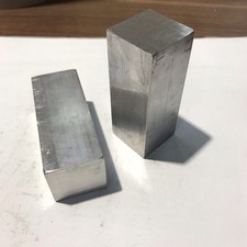 1x Alu  Aluminium  Flach, Vierkant 40 x 40 x 102 mm  (415)