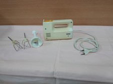 RG28s -Weiß,vergilbt- mit Zubehör,Schneebesen,Stabmixer,VEB,DDR Design