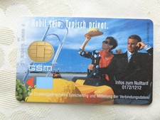 Eine D2 Privat mannesmann mobilfunk Handykarte.