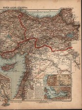 Original Kupferstich Landkarte