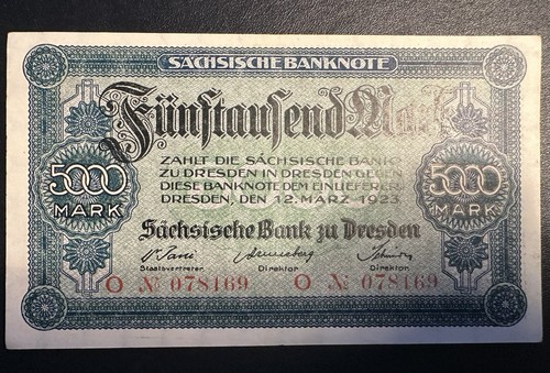 5000 mark sächsische - mark,