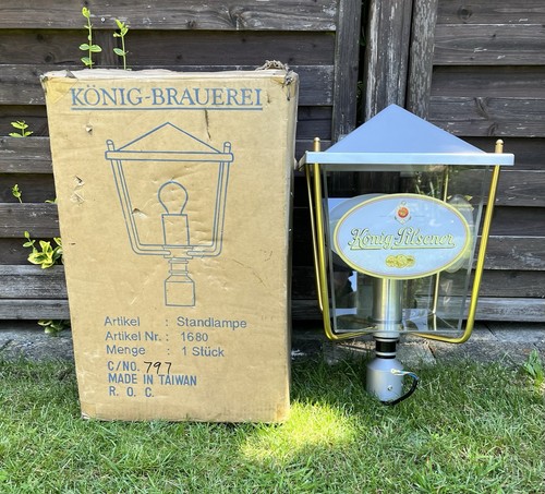 König pilsener leuchtreklame - könig,