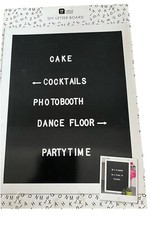 LetterBoard Stecktafel Memoboard Buchstabentafel Tafel schwarzweiß talkingtables