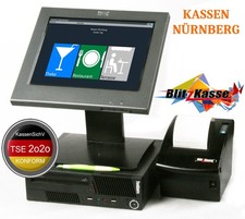 12" GASTRO Kasse mit Mietlizenz für Cafe Restaurant Brauerei Biergarten Menza