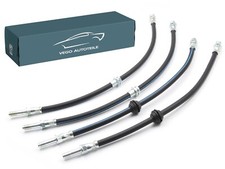 BREMSSCHLAUCH BREMSSCHLÄUCHE SET VORNE HINTEN BMW 3er E46 4x ORIGINAL VEGO