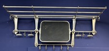 Wandgarderobe Spiegelgarderobe mit Hutablage Stahlrohrgestell Bauhaus Art Deco