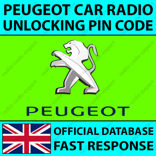 Peugeot radio pin - code, bipper
