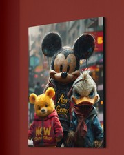 Micky Maus Leinwand Bild