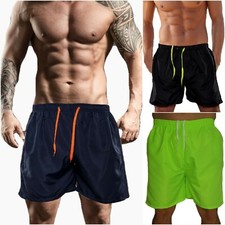 HERREN Übergröße Badeshorts Badehose Bigsize NEON plus size  Männer SPORT N06+K1