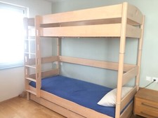 Paidi Fleximo Etagenbett mit Kletterwand und Bettkasten