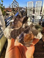 Topas Mit Rauchquarz Und