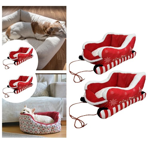 Weihnachtsschlitten-Hundebett