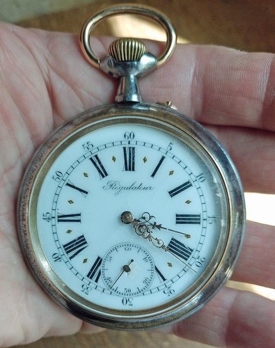 Große regulator taschenuhr - große,