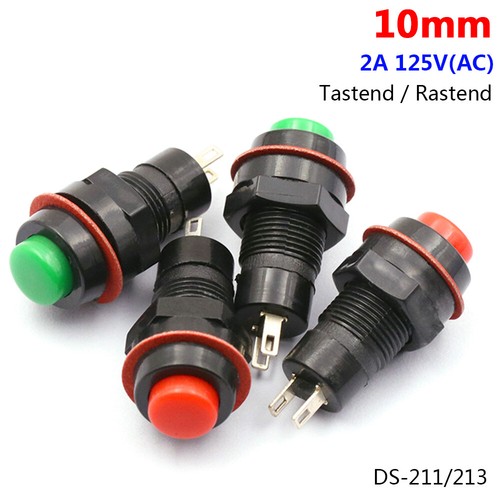 10mm mini rund drucktaster - mini,