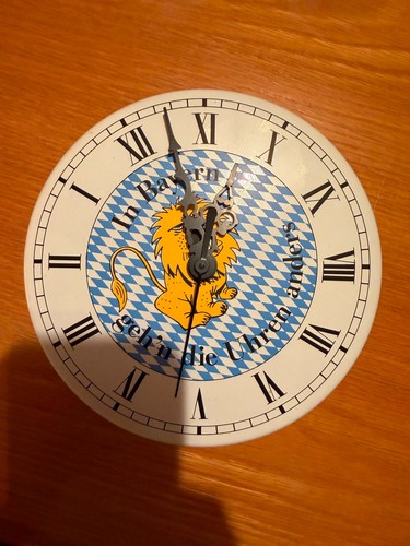 Bayrische wanduhr deko - /,