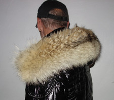 Kojote Pelz Kapuzen Kragen