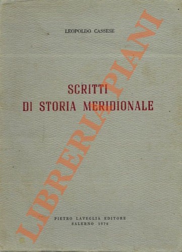 Cassese leopoldo schriften - cassese,