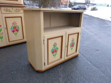 alter anitker bemalter schrank fernsehschrank kommode bauernschrank landhausstil