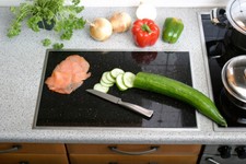 Granitfeld in Arbeitsplatte