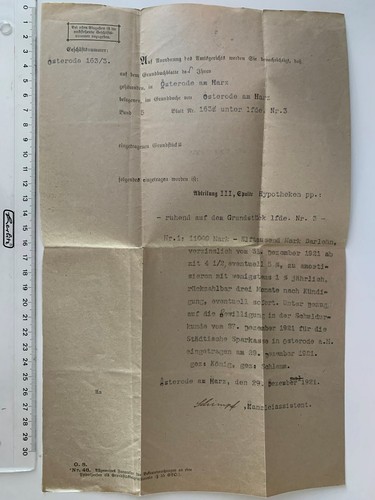 Mitteilung 1921 amtsgericht - mitteilung,