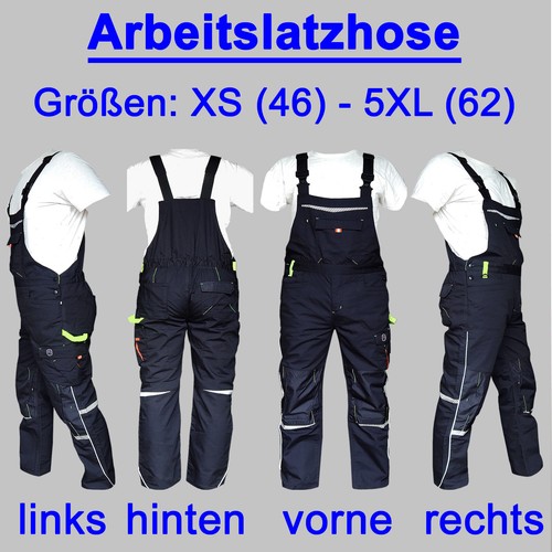 Latzhose limette