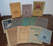 Konvolut Hefte Weihnachten Weihnachtsspiele Mundart Erzgebirge u.a. 1920/30er J.