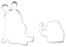 Ausstechformen Ausstecher 2er Set Die Maus und Elefant Dr. Oetker 2939