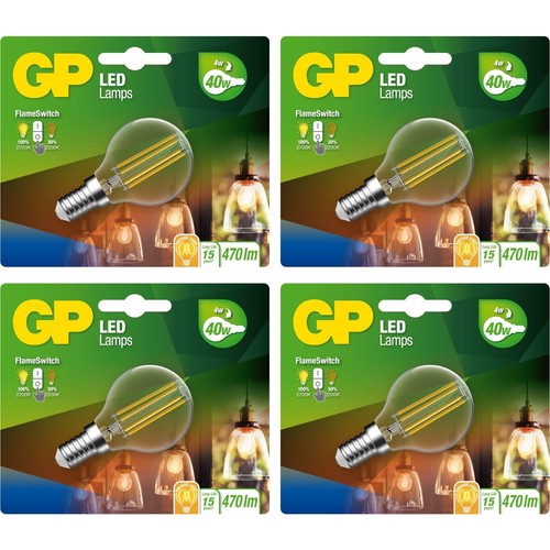 Vintage led lampe - 4x, gp