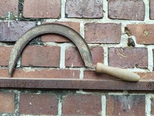 alte Sichel Handsichel Sense Rundsichel Deko 