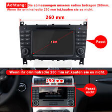 9"Android 13 Für Mercedes Benz C Class W203 CLK W209 Autoradio GPS Navi WIFI DAB