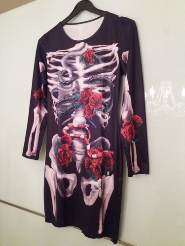 Totenkopf minikleid skulls - totenkopf,