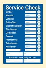 Service Check Aufkleber Serviceaufkleber 1 - 200 Stück Folie selbstklebend