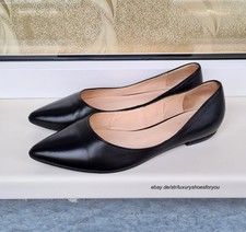 Hogl Black Leather Flats gr. 38