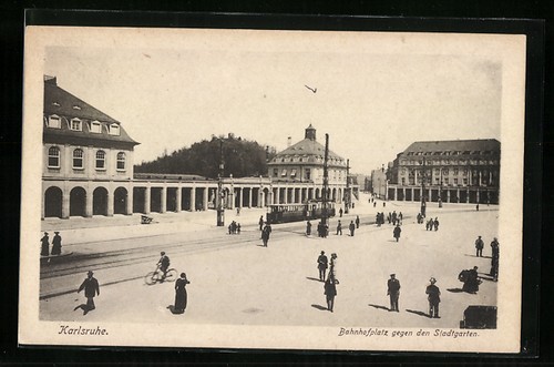 Ansichtskarte karlsruhe - ansichtskarte,