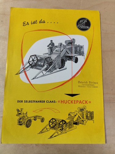Claas huckepack mähdrescher - claas,