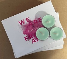 3 für 2 Partylite Teelichter Zitronella Minze Anti Mücke 36 Stück NEU V041093