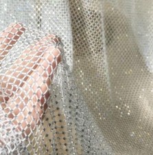 Glänzend Strass Netzstoff