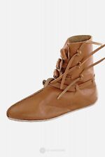Mittelalterschuhe Wikinger Frühmittelalter Mittelalter Braun Leder Gr. 36-49