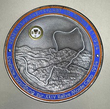 1954 Emaille Plakette Rallye