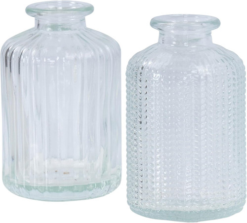 2er set vasen glas - set,