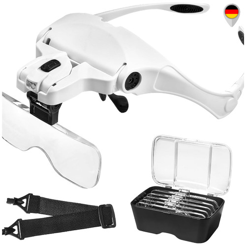 Anpro lupenbrille mit led - anpro, 2