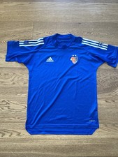 FC Basel T-Shirt, Trainingsshirt Herren blau Gr. S adidas