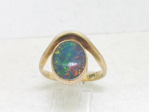 Opal triplette ring 585 - triplette,