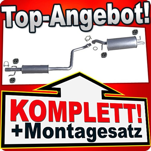 Auspuff für toyota yaris - für,
