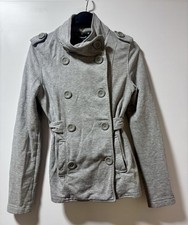 Leichte Sweatshirt-Jacke Grau Gr. M von Mister.Lady