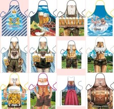 Witzige Grillschürze Bayern Trachten-Schürze Kochschürze Gartenparty-Schürze