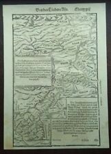 "Heiliges Land" * 16. Jahrhundert  * Sebastian Münster !