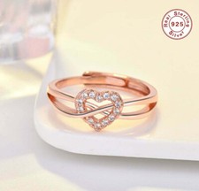 Damen Herz Ring Sterlingsilber